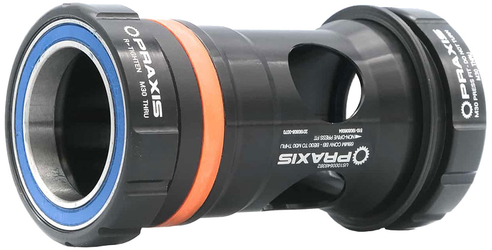 Praxis Works BB30/PF30 M30-THRU 73mm MTB bottom bracket BB30