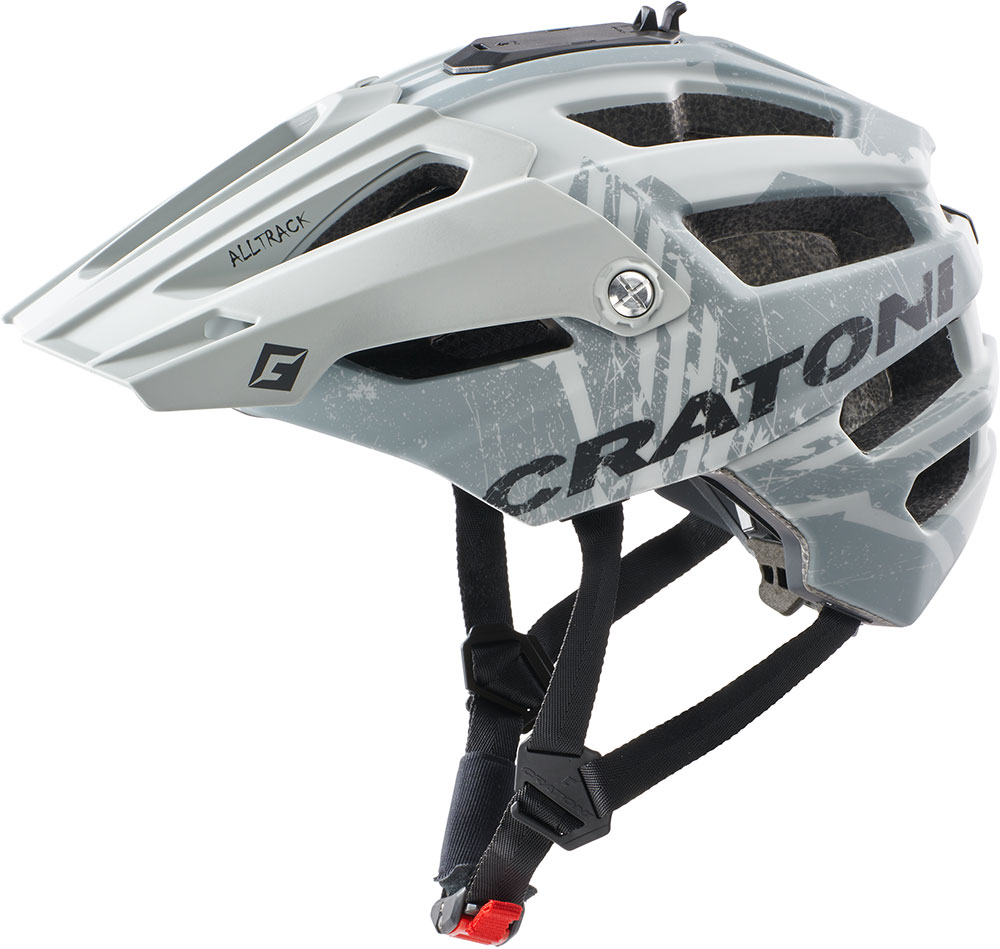 AllTrack - Casco da MTB grigio chiaro opaco