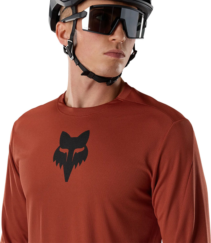 Ranger Fox Head - MTB Langarmtrikot Amber Scarlet