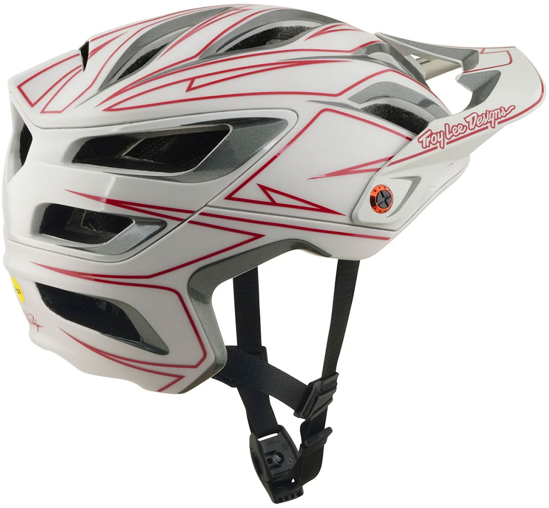 A3 Pinstripe - Casco da MTB grigio