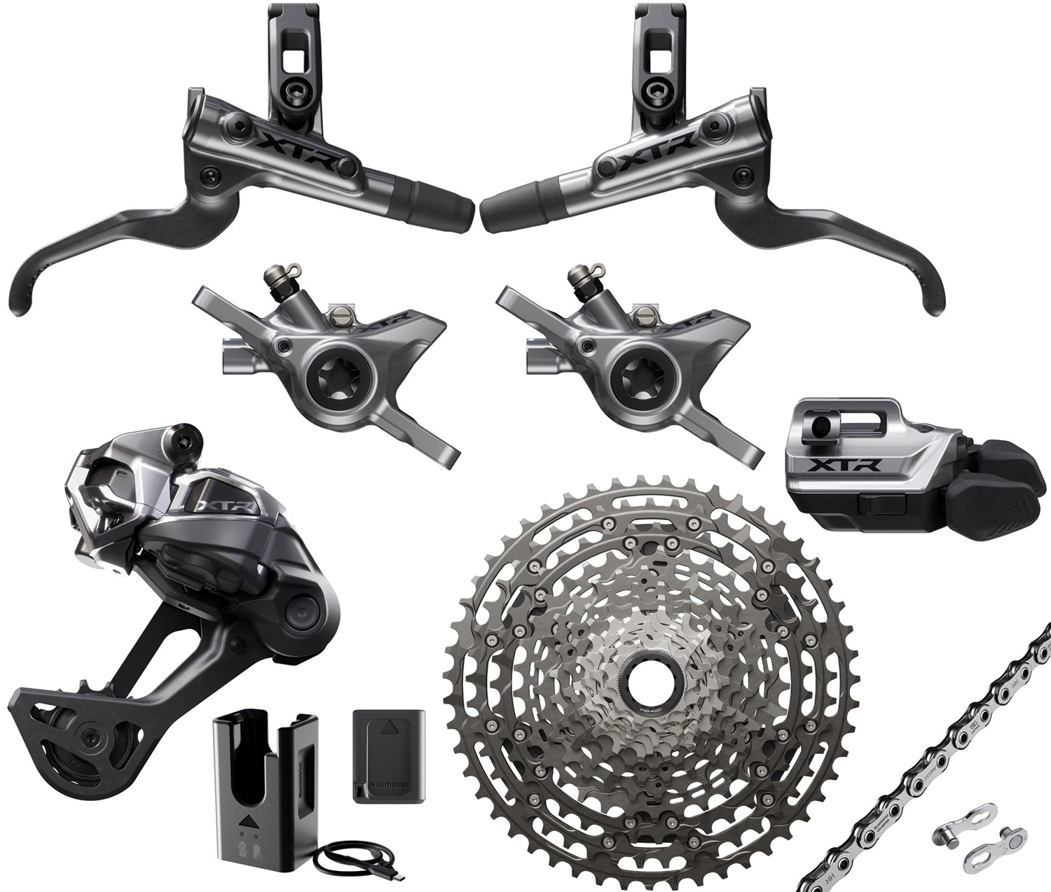 Shimano XTR Di2 M9250-SGS 12-speed XC Race Group 10-51 I-Spec EV