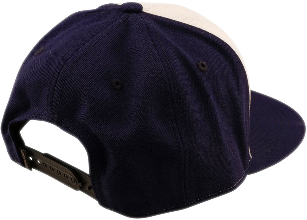 Flat Bill Snapback Happy Dayz - Kappe Indigo/Pumice