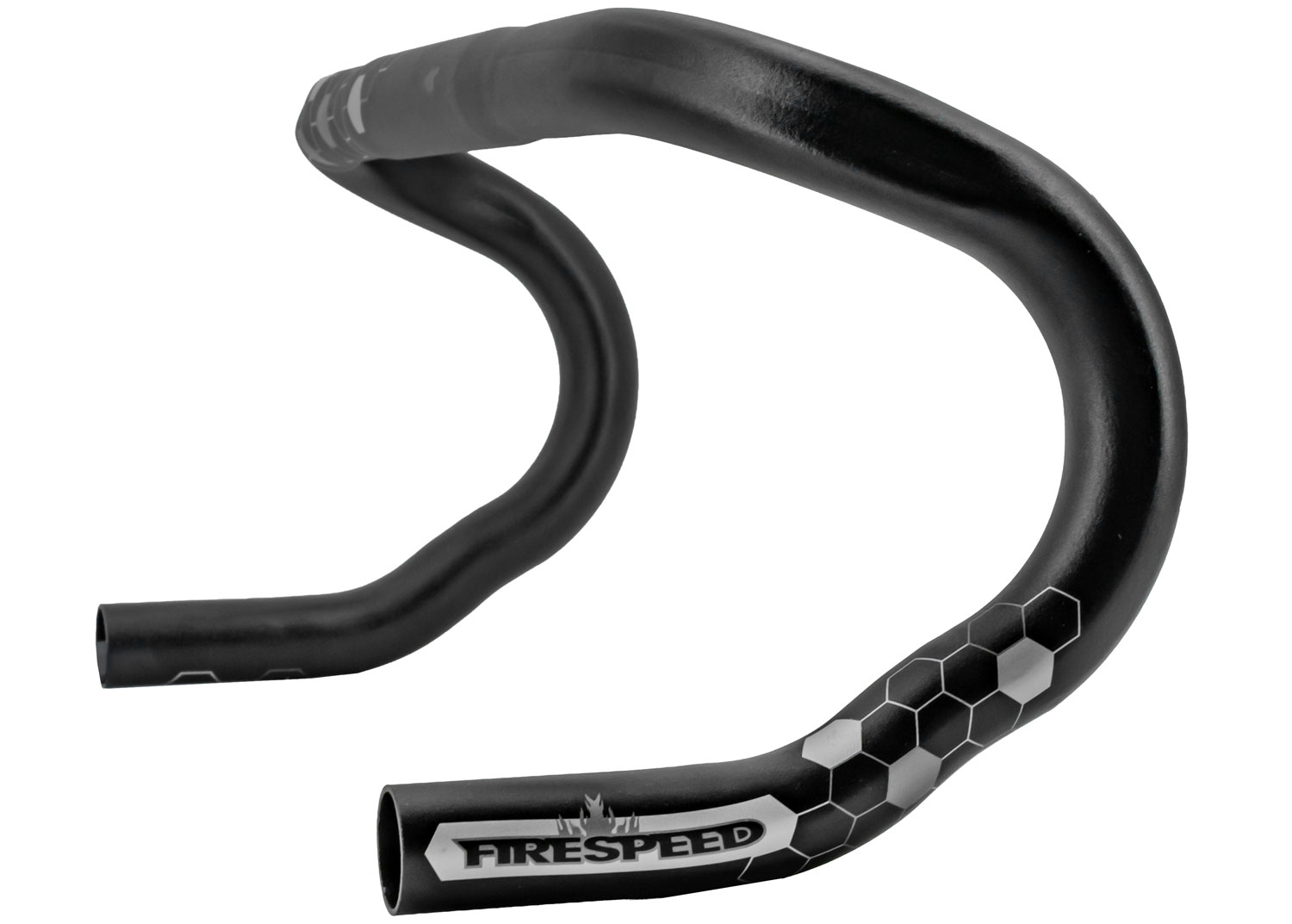 FIRESPEED F-7DBC manubrio da strada in alluminio 7075 Ø26 nero