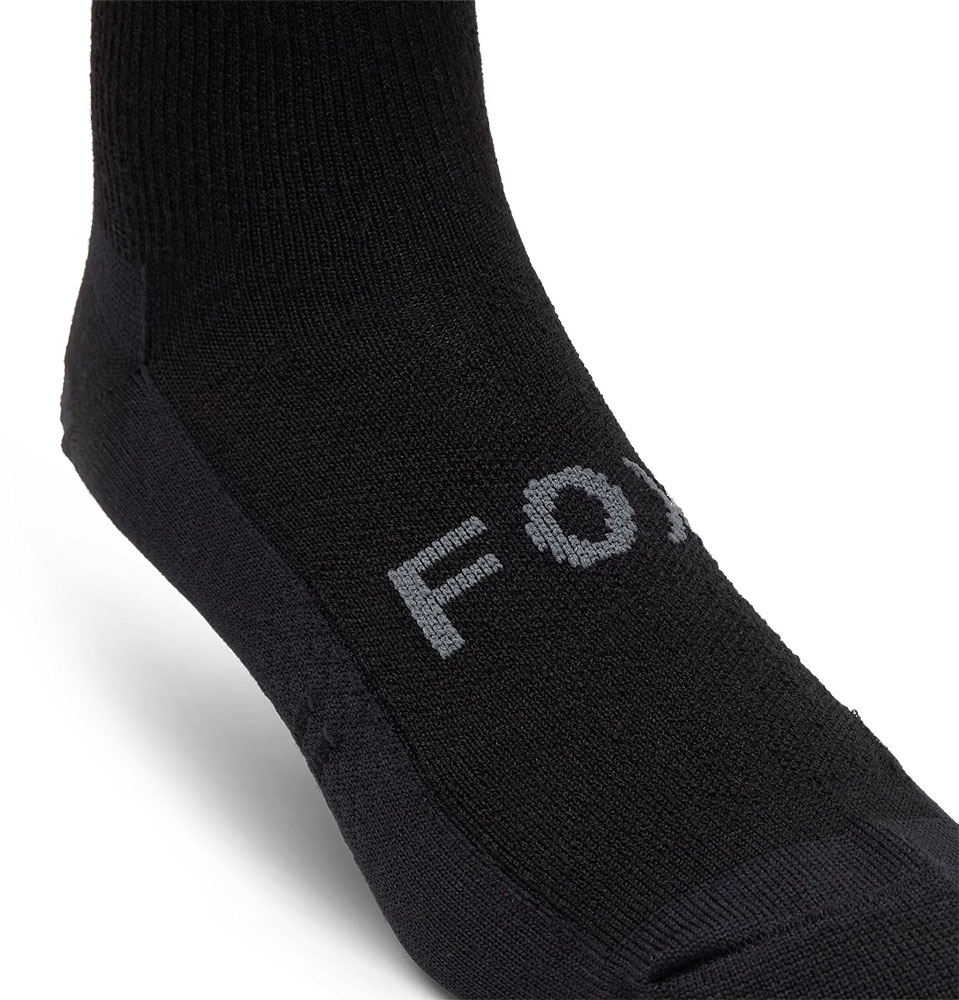 6" Flexair Merino - MTB Socken Black