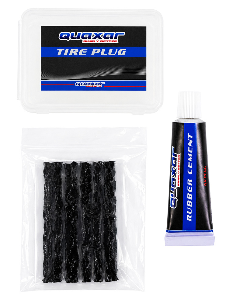 Kit de réparation pour pneus tubeless VTT 3,5 mm + colle pour pneus