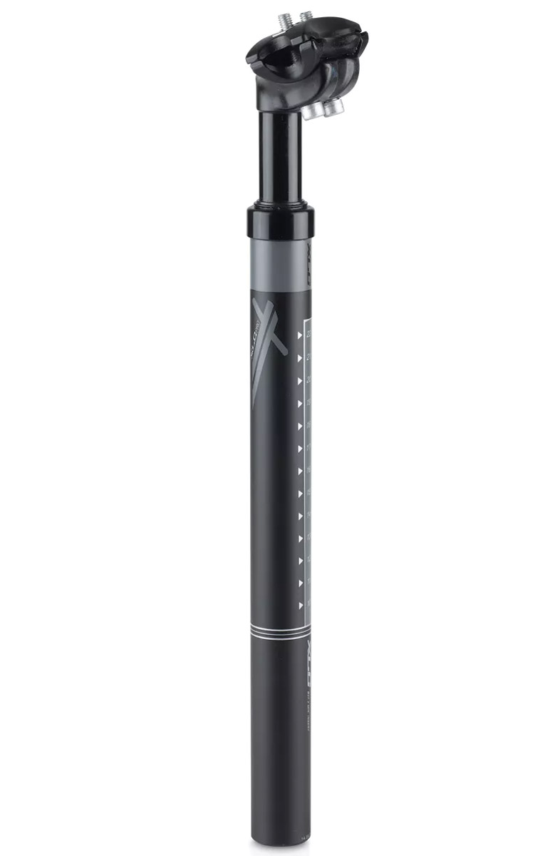 Tige De Selle Télescopique XLC SP-T11 - Diamètre 30,9 Mm - Longueur 328 Mm - Réglage 80 Mm - Charge Max 120 Kg - Pour VTT, Vélo Ville