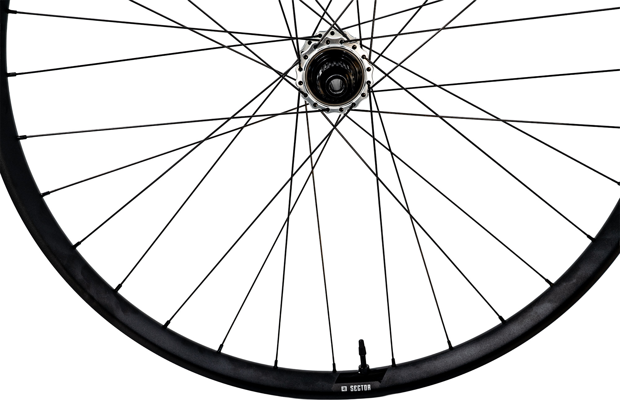 Sektor AL Hydra2 29" 6-Loch Silberne Nabe Boost Hinterrad