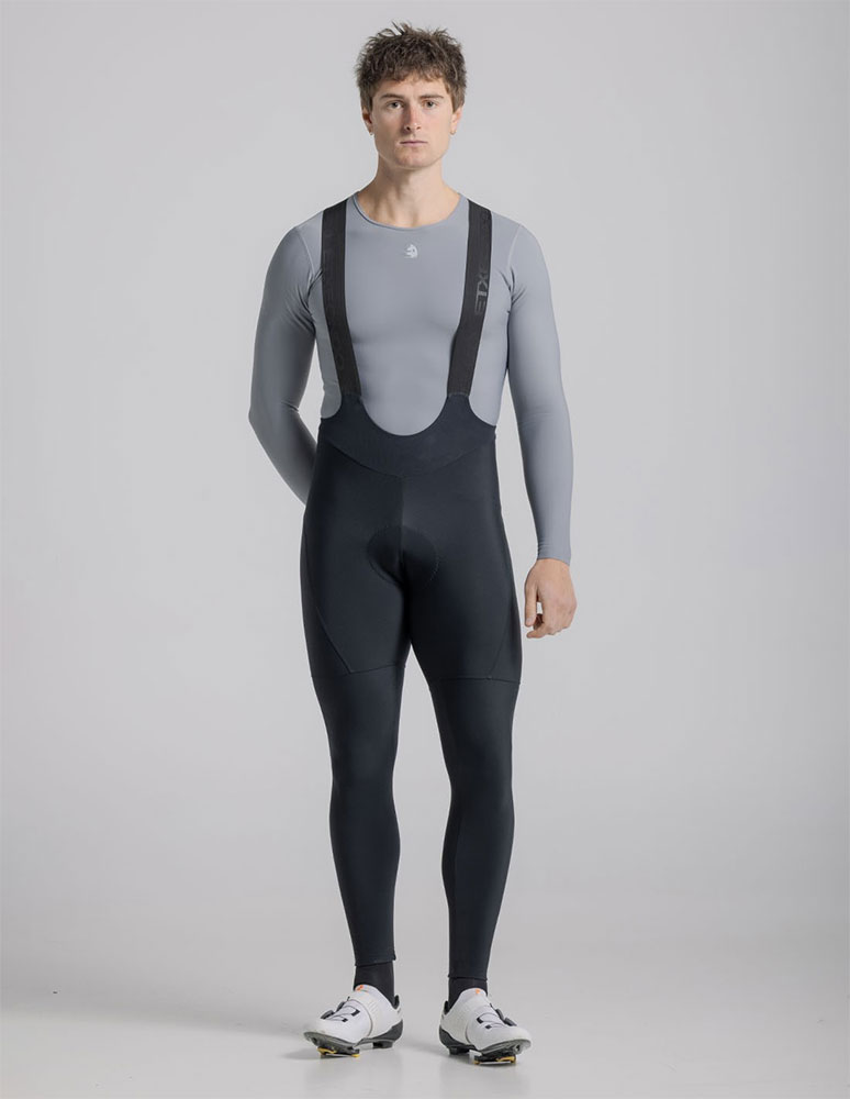 Culote Kom Thermo - Pantaloncini da ciclismo con imbottitura, nero