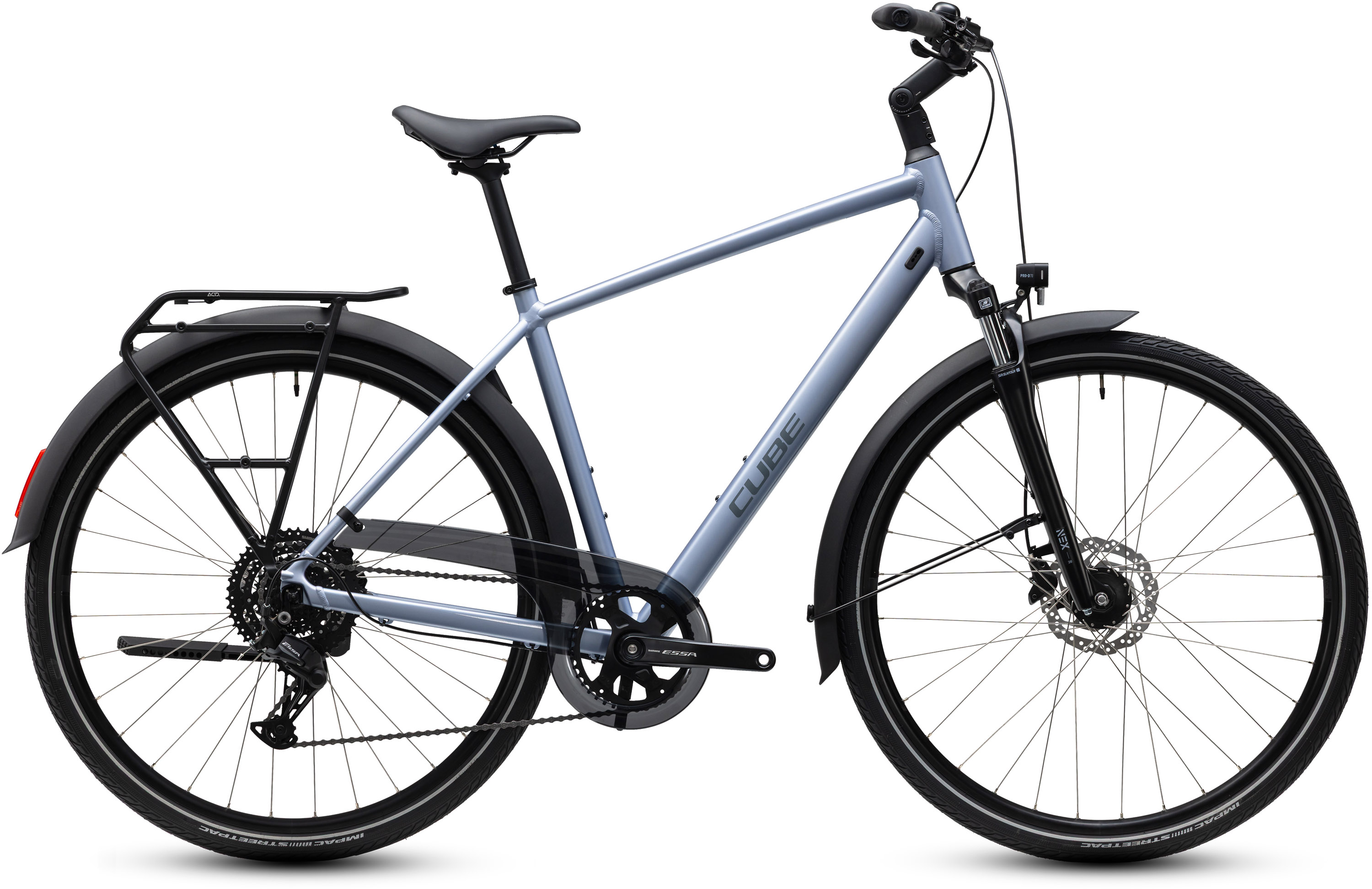 Touring ONE silver-blue and reflective