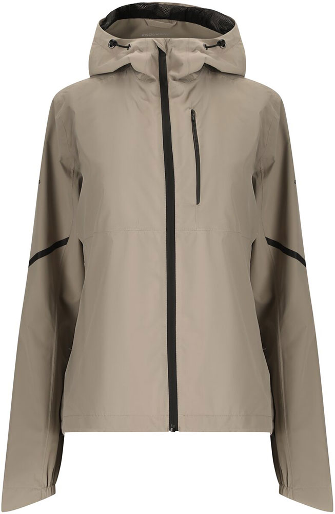 Seren - Chaqueta impermeable de MTB para mujer, color caqui vintage