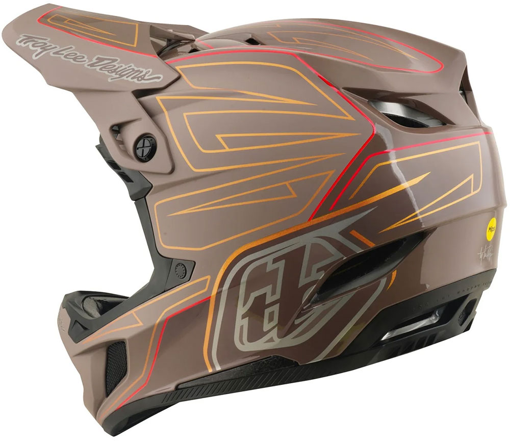 D4 Polyacrylite Shadow Pro - Fullface Helm Timber