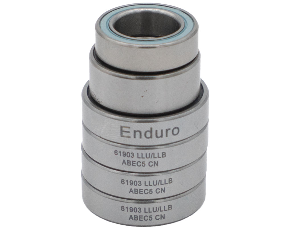 Kit completo di cuscinetti Hydra2 per mozzo anteriore da 15 mm e corpo ruota libera MicroSpline