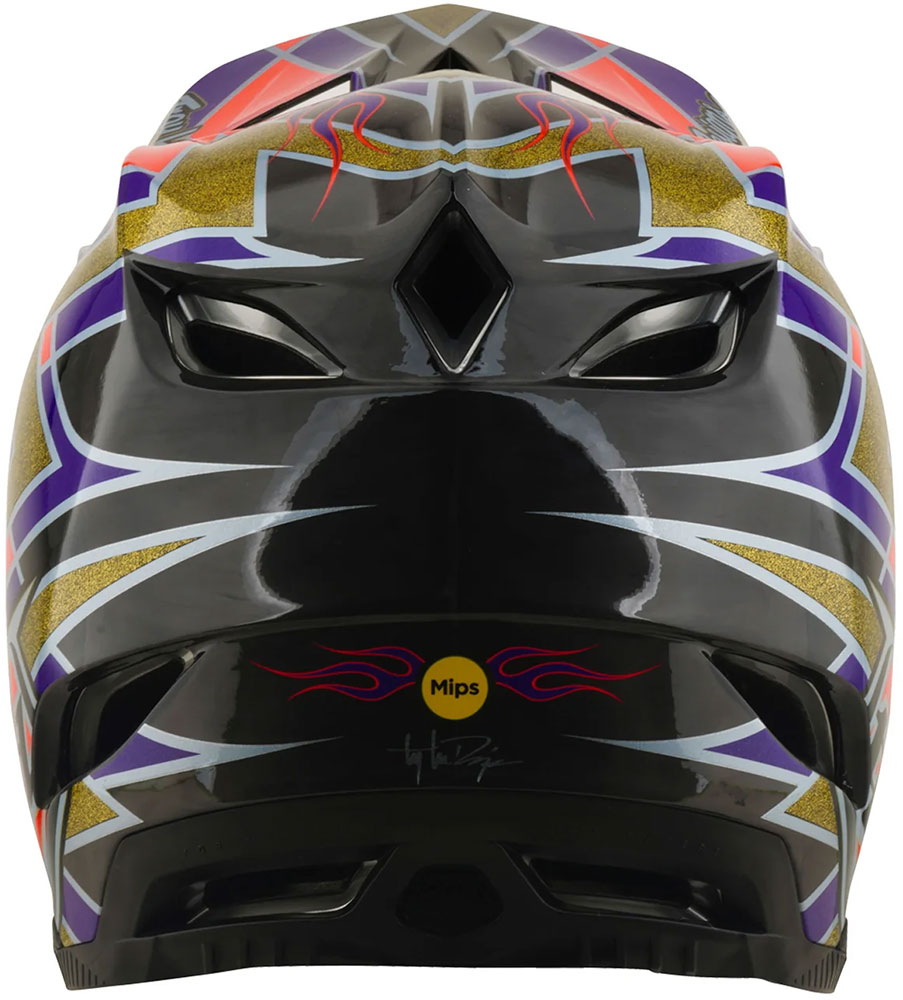 D4 Carbon Flush - Casco integrale viola