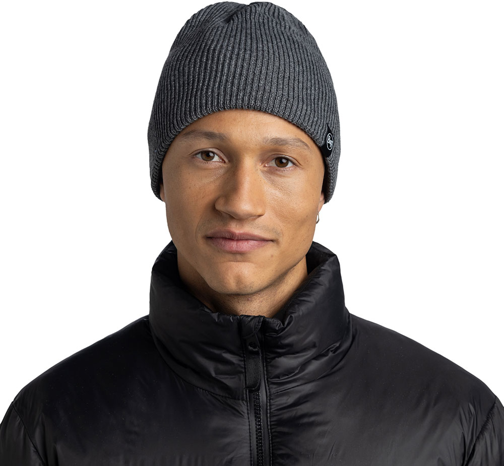Knitted & Full Fleece Beanie RENVI - Beanie Grey