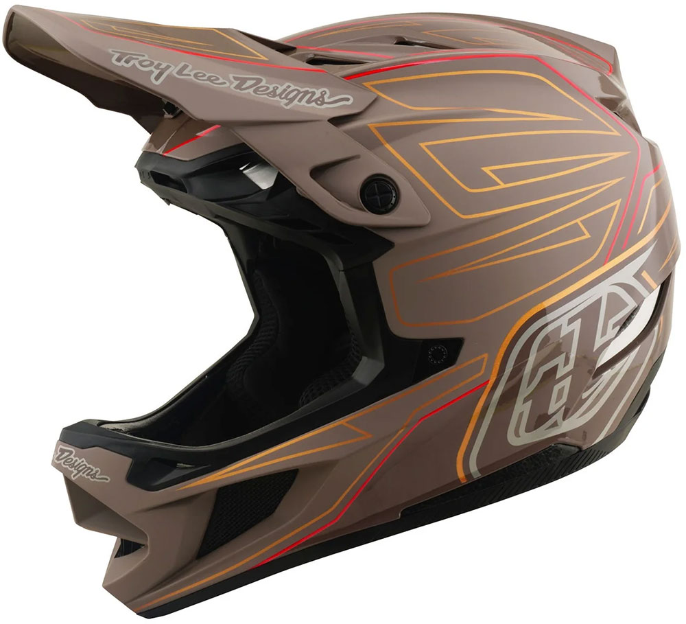 D4 Polyacrylite Shadow Pro - Fullface Helm Timber