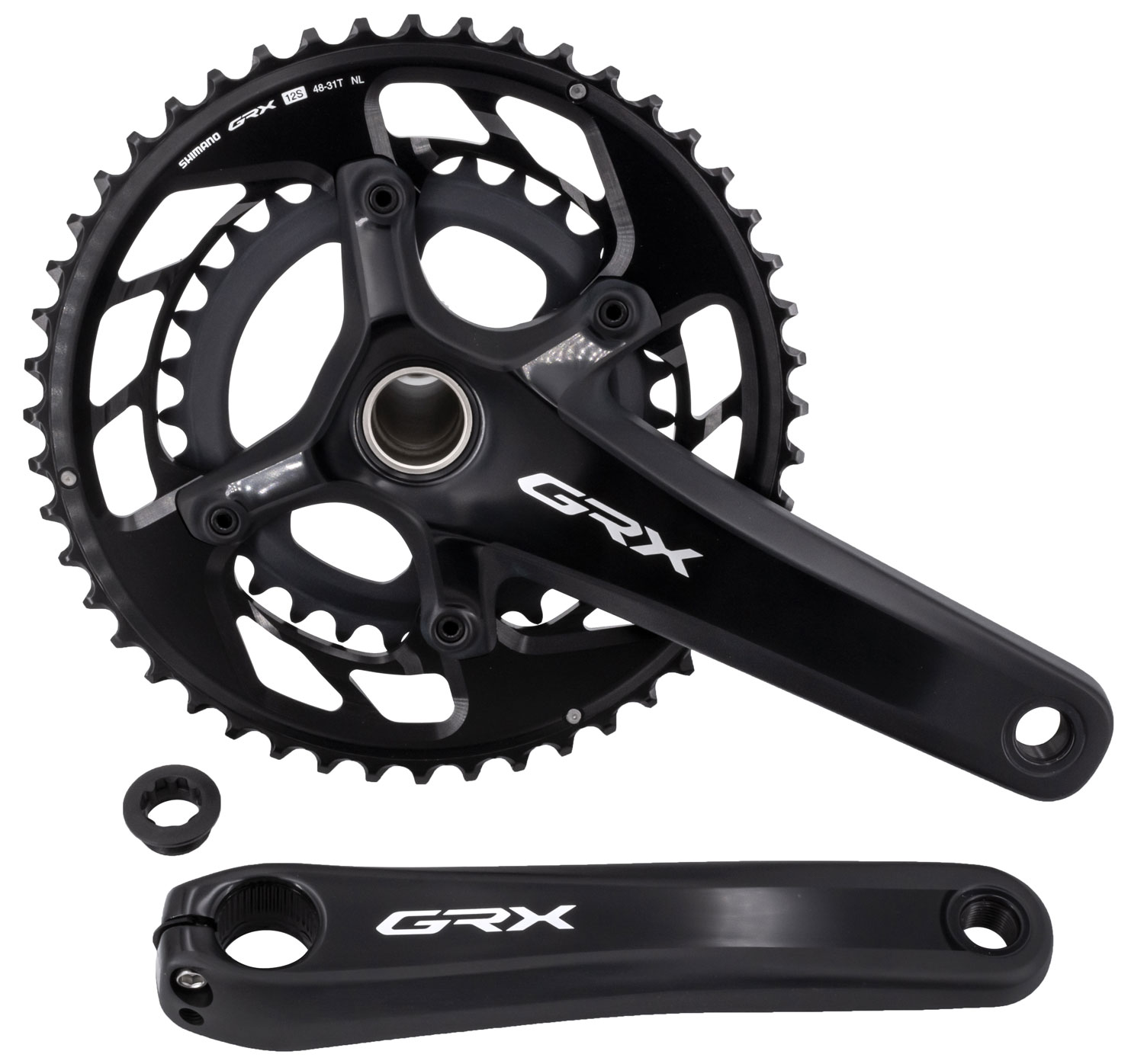 SHIMANO クランク GRX FC-RX820-2 48×31 170 SHIMANO ( シマノ ) クランク・クランクセット FC-RX820-1 1x12S 42T