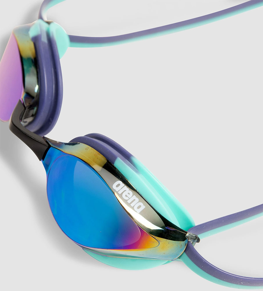 Python Mirror - Schwimmbrille Turquoise Future Dusk Water