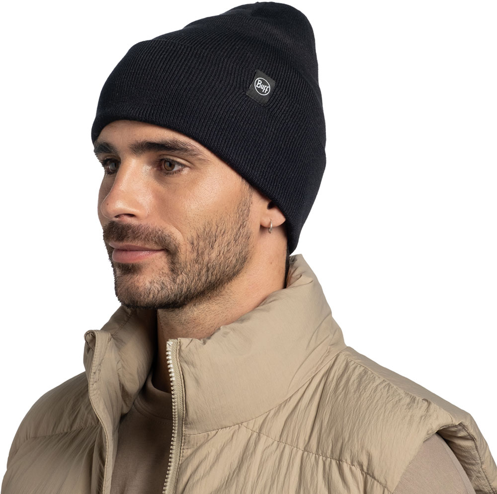Knitted Beanie ERVINY - czarna