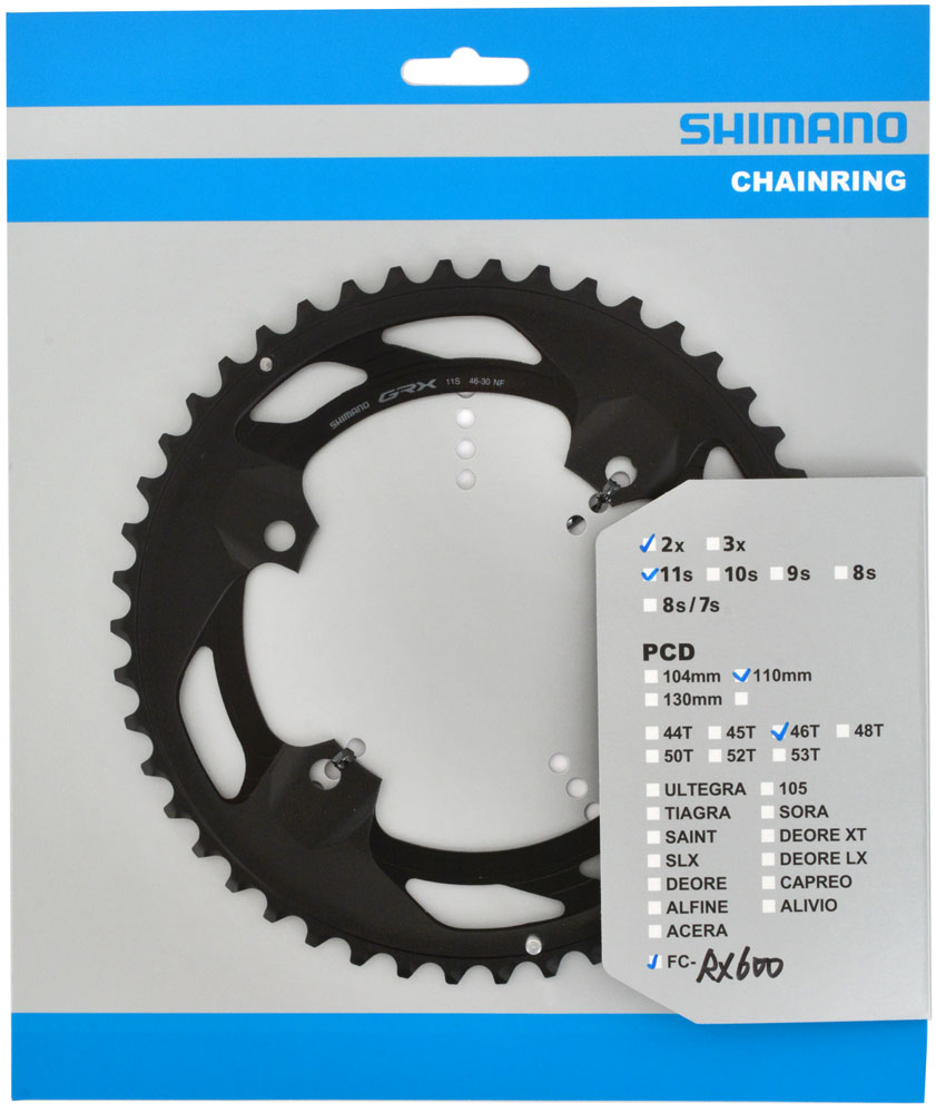 Shimano GRX FC-RX600 2x10/11-speed Chainring Chainring 10-speed