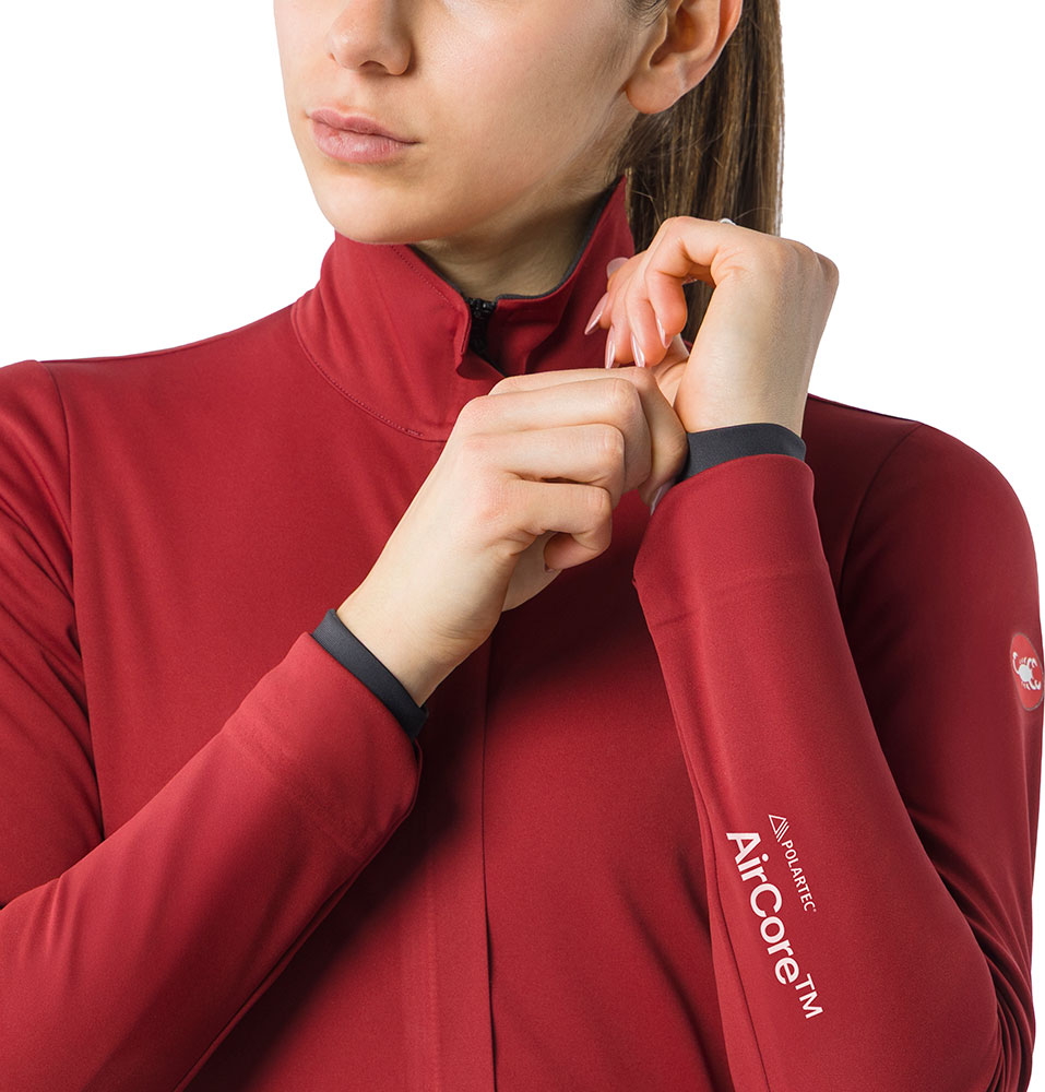 ALPHA 150 - Damen Thermojacke Garnet/Black
