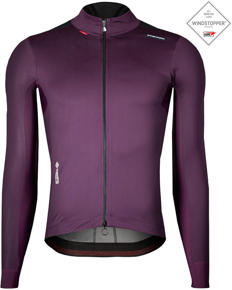 Dena Gore-Tex Windstopper - Giacca antivento bordeaux/nera
