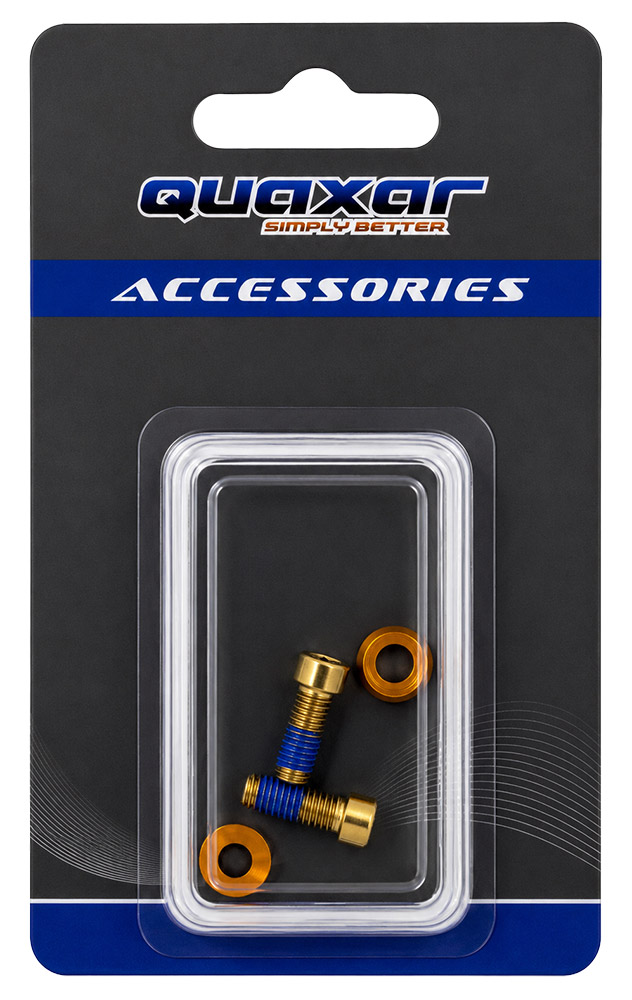 Tornillos de titanio nitrurado para portabidones M5x12