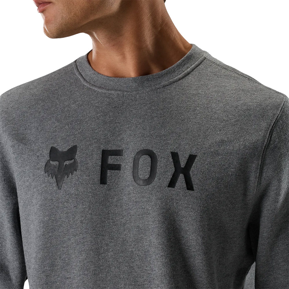 Jersey Absolute Fleece Crew - Color gris grafito jaspeado