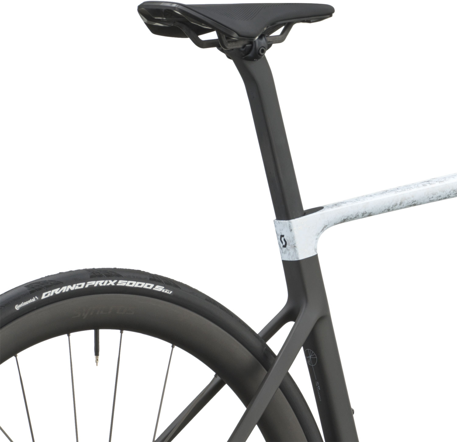 Addict RC Pro Cumulus White/Carbon Black