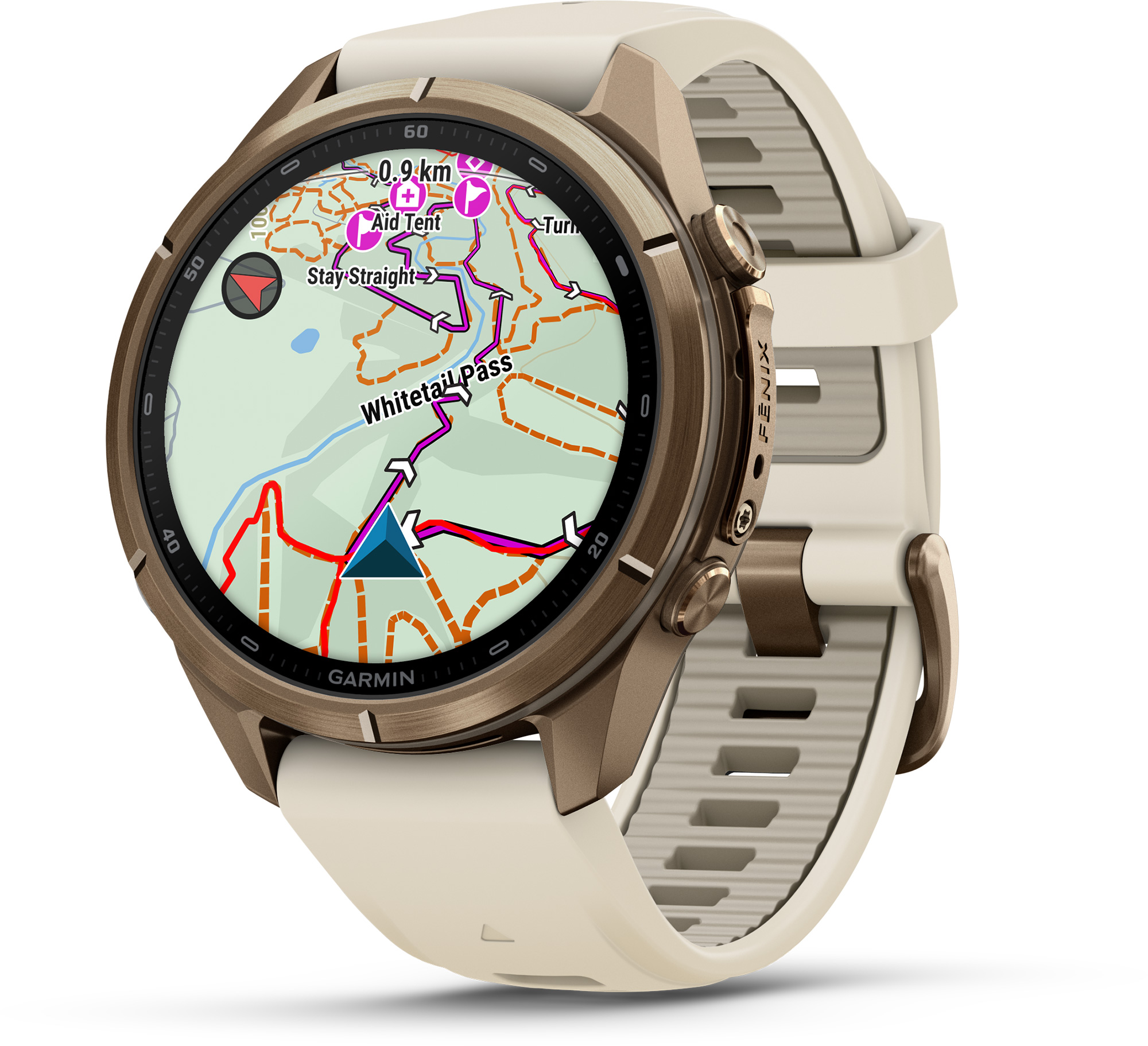 Fenix 9 Pro - inReach®, 43 mm AMOLED - GPS Multisport Smartwatch