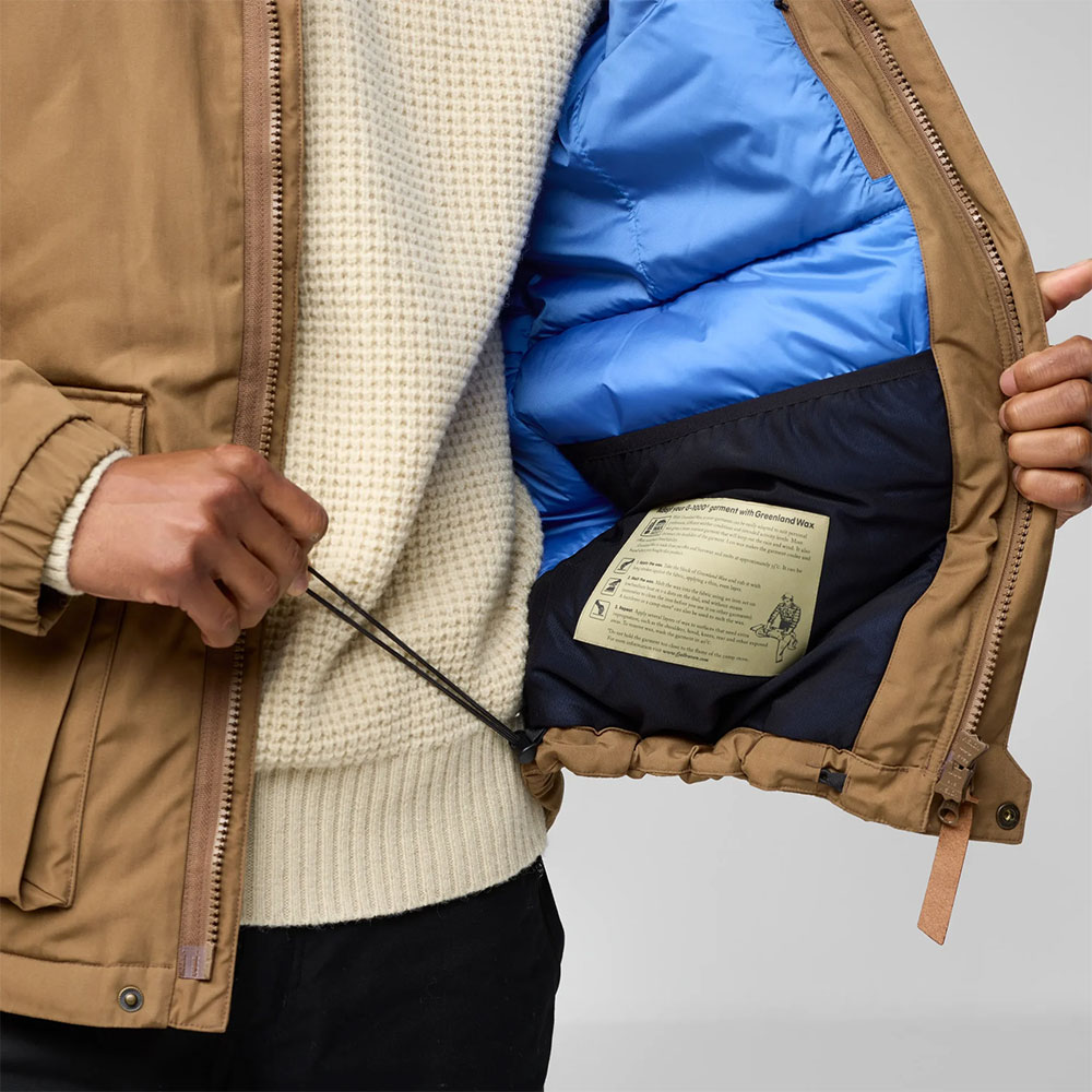 Övik Padded - Winterjacke Wood Brown