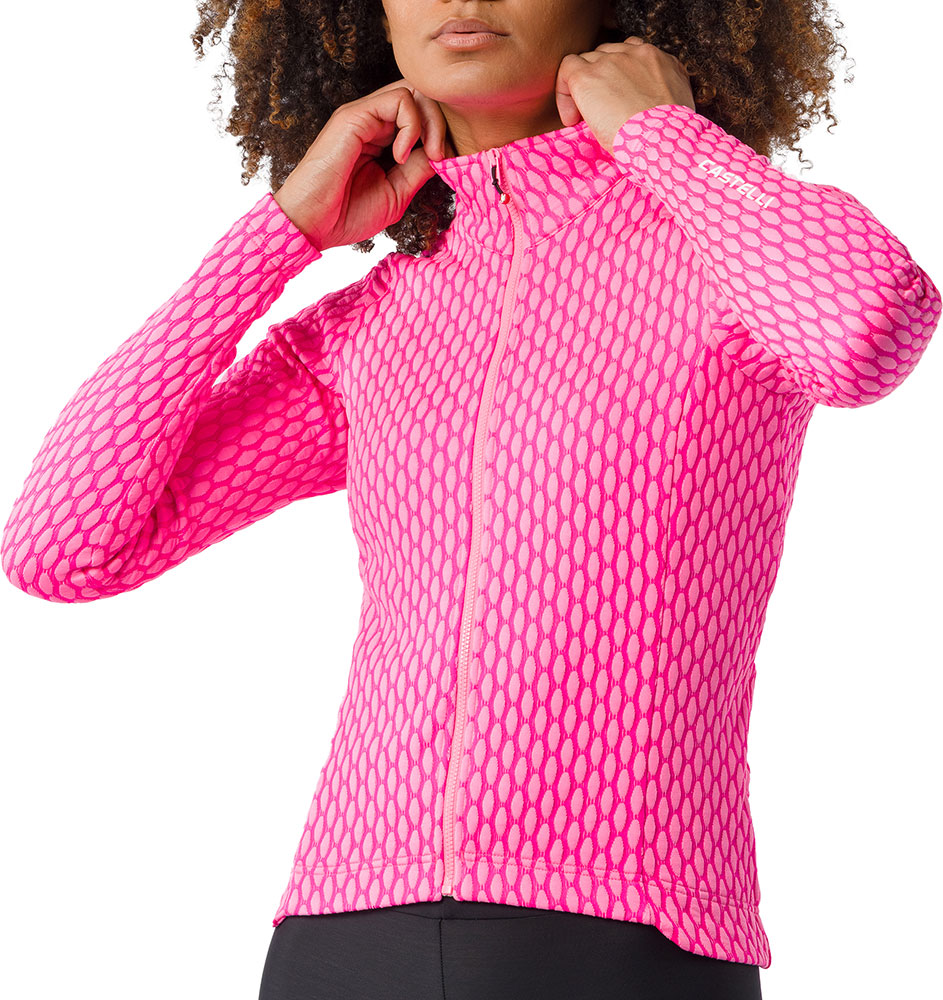 Ventra Thermal - Damen Langarmtrikot Pink Fluo