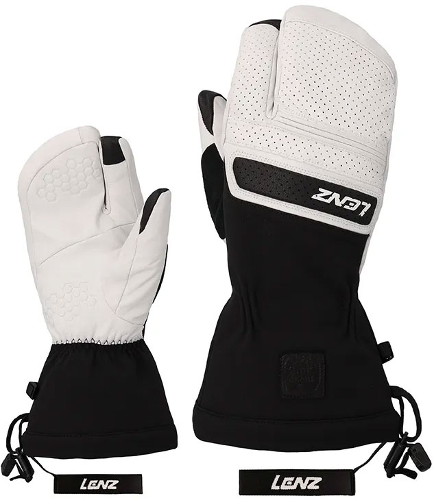 Think About Lobster - Damen Handschuhe white/black