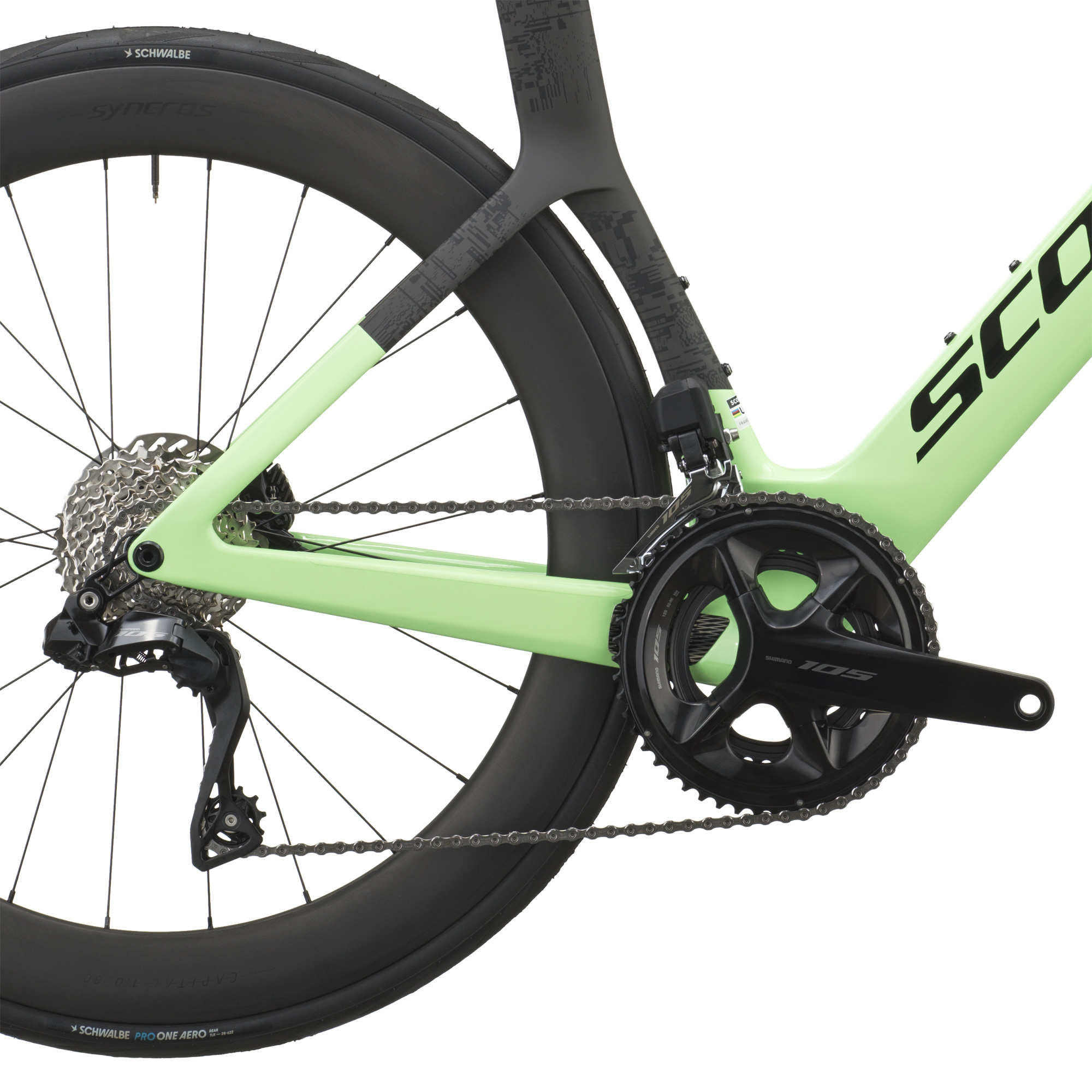 Foil RC 20 Vert Paradis Noir Carbone
