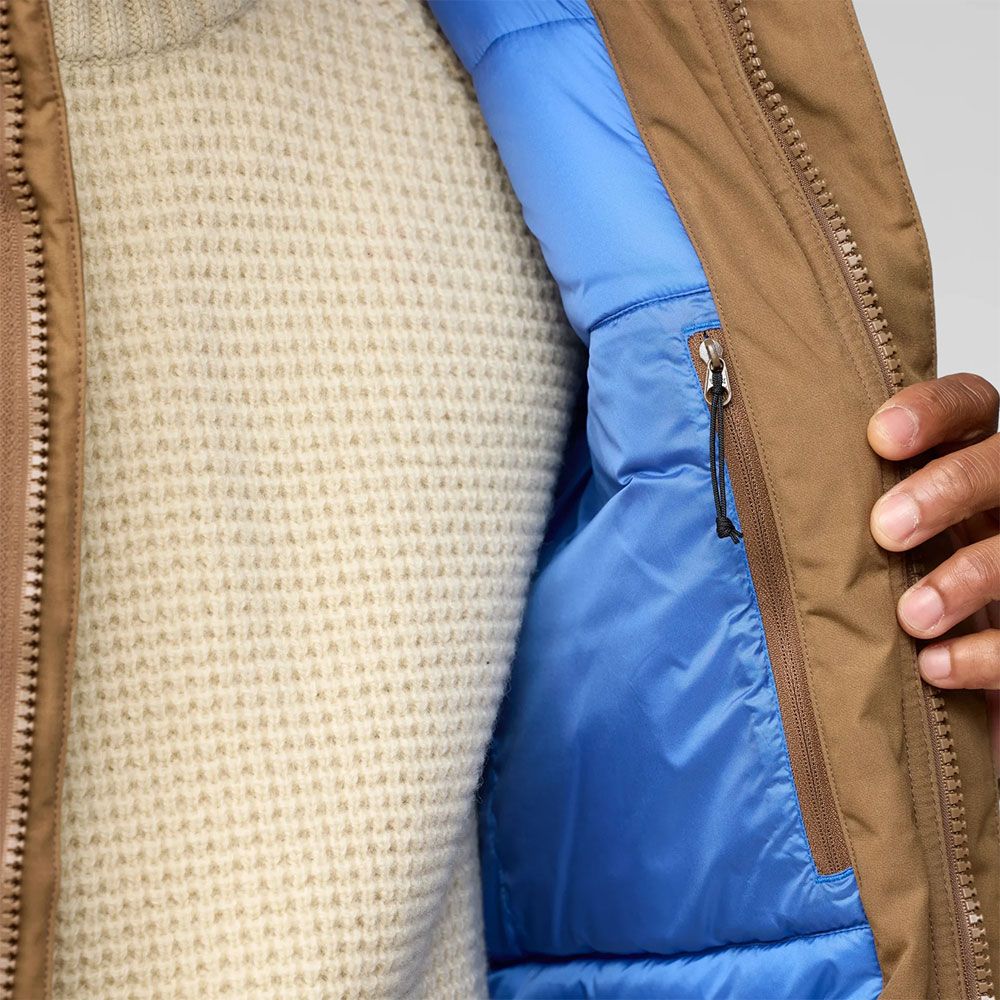 Övik Padded - Winterjacke Wood Brown
