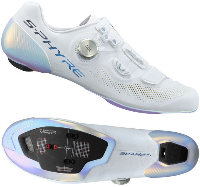 Shimano SH-RC903 S-PHYRE white - Women's road bike shoes Road