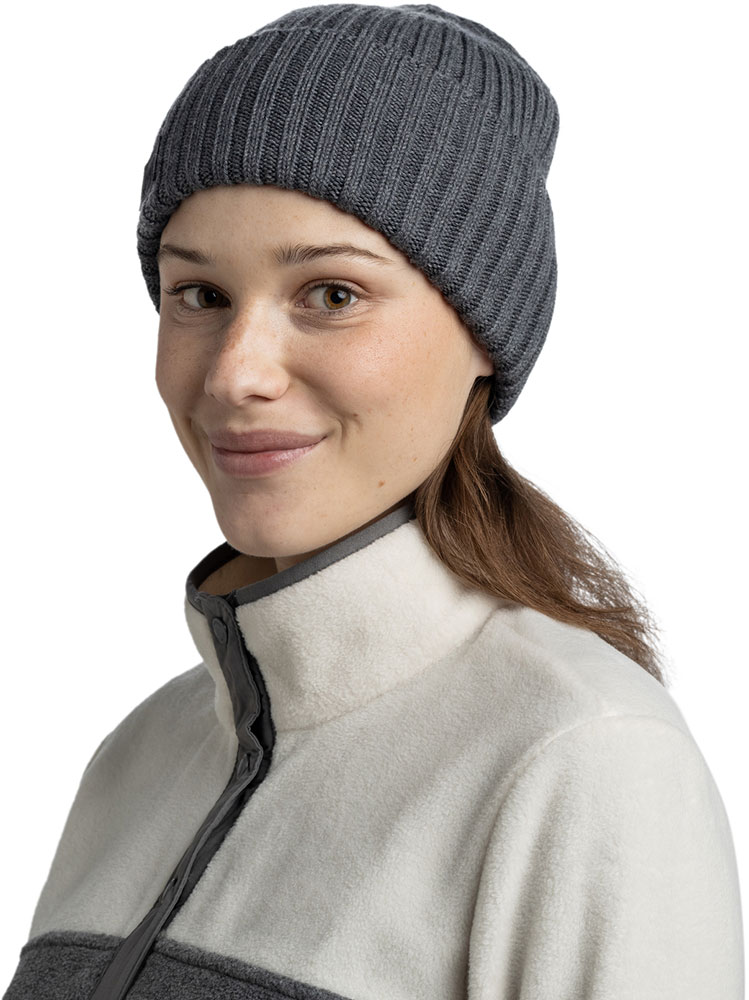 Knitted Beanie ERVINY - Beanie Grey