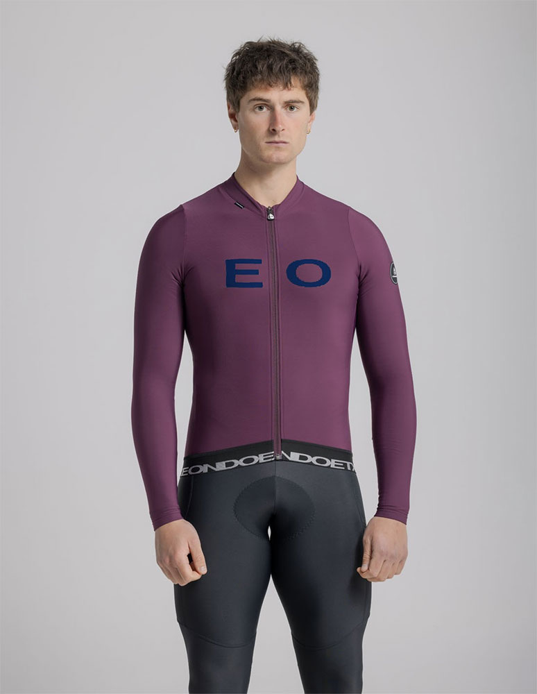 Maglia a maniche lunghe Bask Thermo, colore Wine