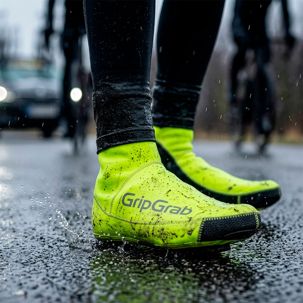 PACR Waterproof Winter - Copriscarpe gialli ad alta visibilità